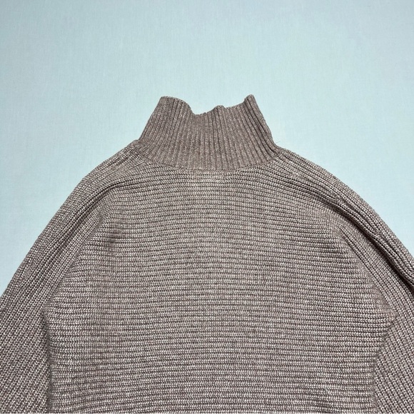 Cupcakes & Cashmere Women’s Tan Cowl Neck Sweater Size Large - Picture 7 of 7